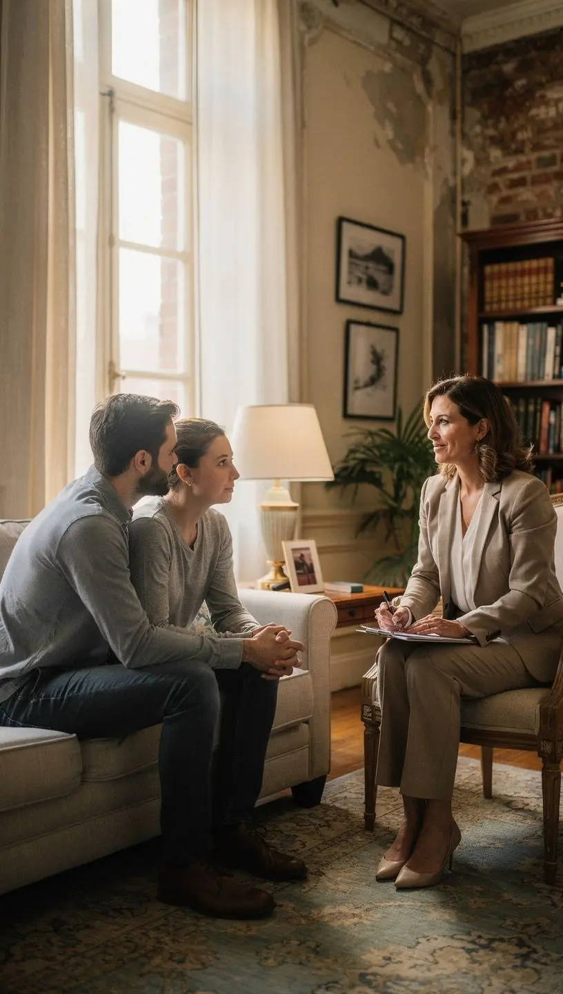 Ein Psychologe, der seine Techniken zur Verhaltenstherapie in einem virtuellen Klassenzimmer präsentiert.